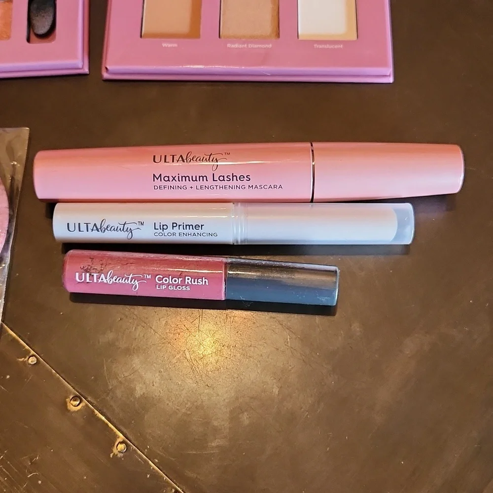 Ulta makeup bag with makeup